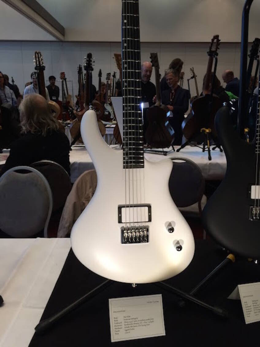 Bare Knuckle Zeal Custom Guitar At the Holy Grail Guitar Show 2015