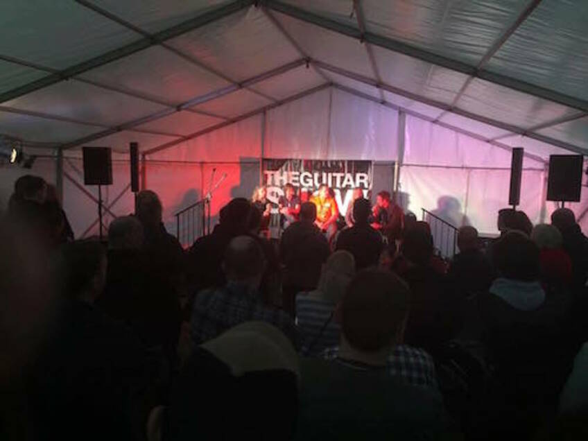 Tim Mills on the Meet Your Maker Panel The Guitar Show UK