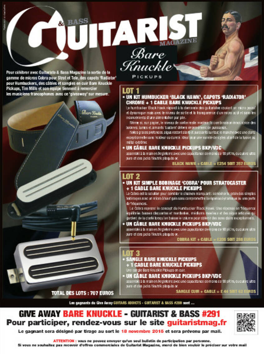 Bare Knuckle Guitarist Competition Magazine