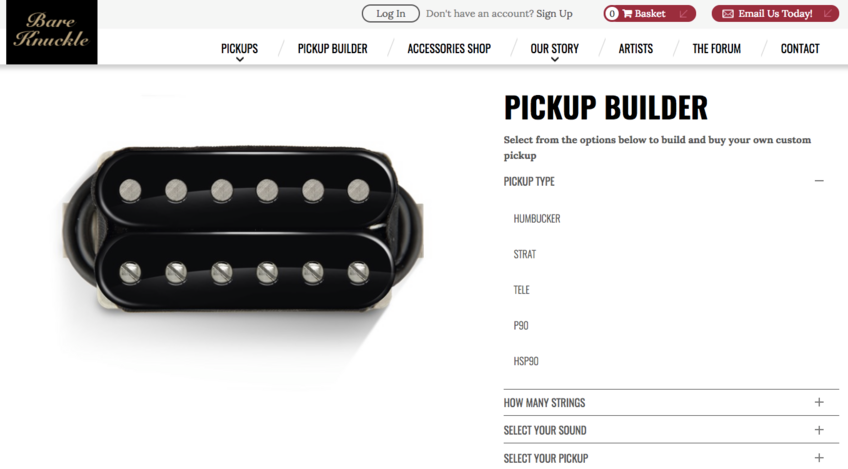 bare knuckle pickup builder