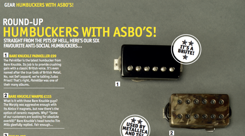 Bare Knuckle Warpig Humbucker Set Review