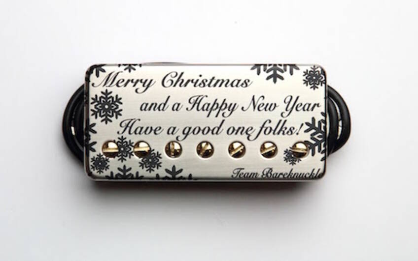 Bare Knuckle Pickup Tattoo Happy Christmas