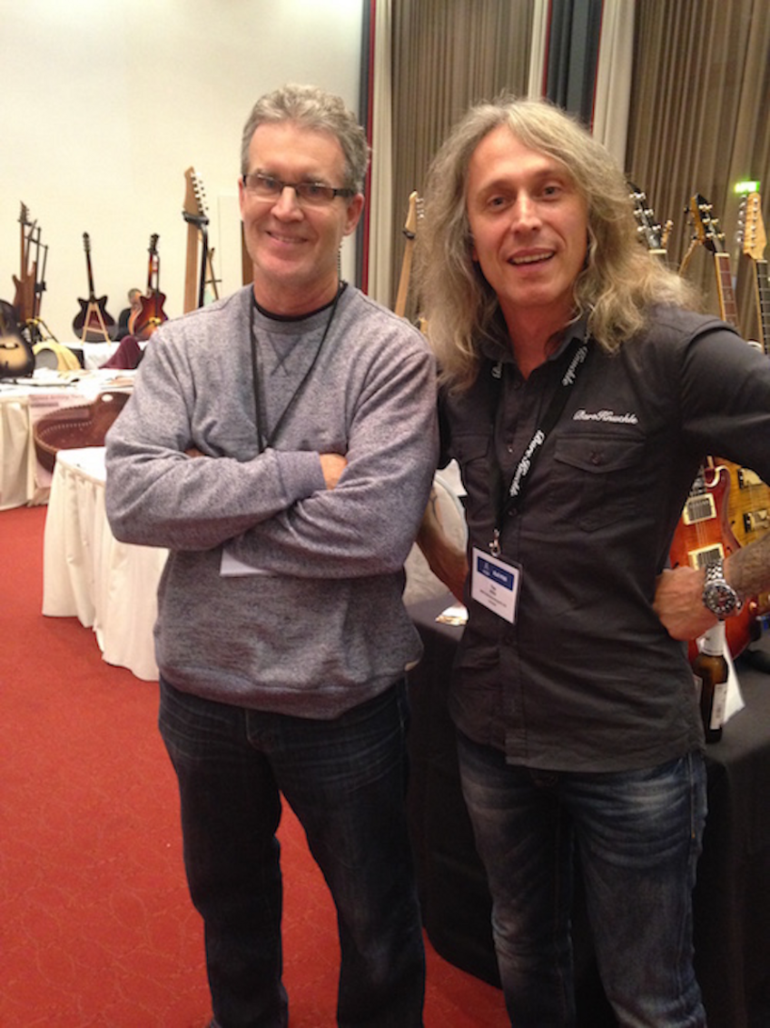 Tim Mills and TV Jones at the Holy Grail